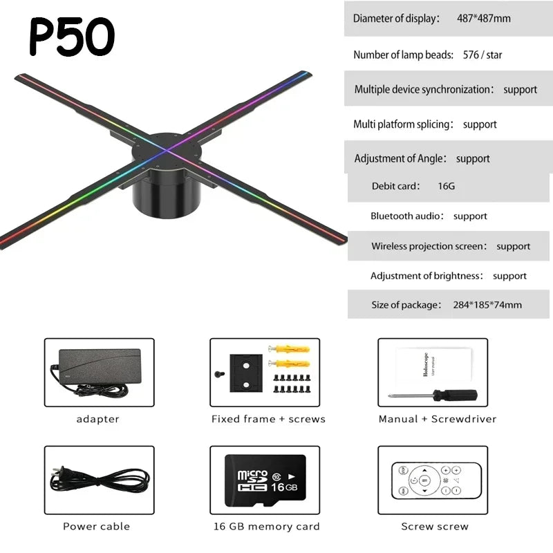 3D Fan Hologram Projector
