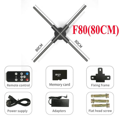 3D Fan Hologram Projector